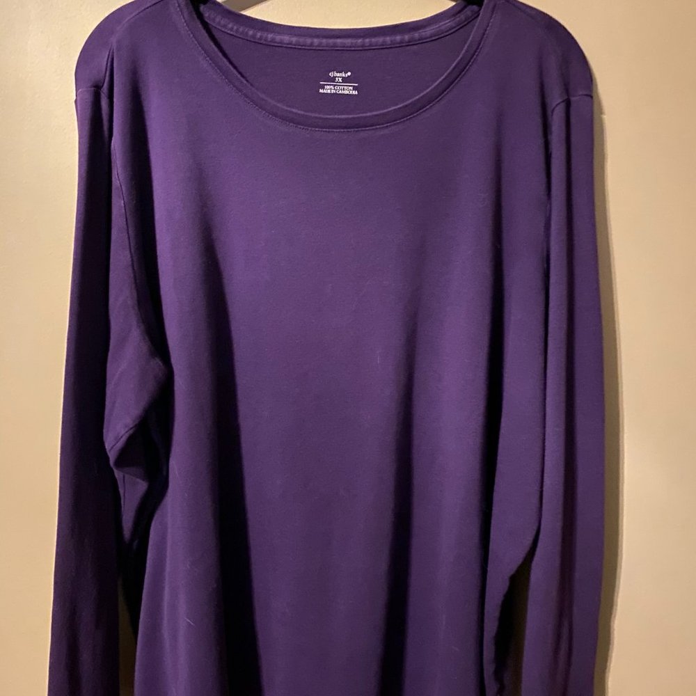 Purple Long Sleeve Tee